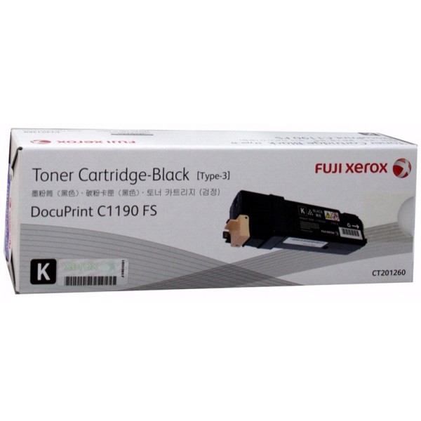 Genuine Original Fuji Xerox C1190FS Black Toner CT201260